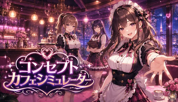 【プレスリリース】自分だけのコンカフェを作り、AIキャストと会話できる「コンセプトカフェシミュレーター」をSteamでリリース（macOS向け・早期アクセス）